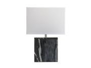 Grey Marble Square Table Lamp