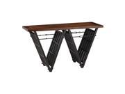 Industrial Era Console with Iron Stretcher