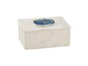 Marble and Blue Agate Box
