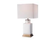 Small White Cube Lamp