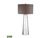 Tapered Cylinder Mercury Glass LED Table Lamp