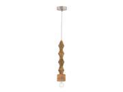 Wooden Spindle Pendant Lamp