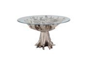 Champagne Teak Root Entry Table