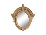 Parisian Dormer Mirror In Russian Oak