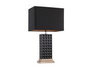 Black Stud Ceramic Lamp