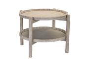 Driftwood Finish Side Table