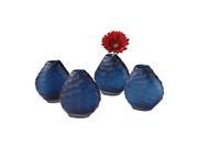 Cut Pebble Vases Blue