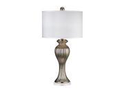 Gold Ribbed Tulip Table Lamp