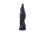 Carved Stretching Raven
