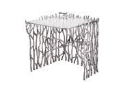Small Silvered Sticks Side Table