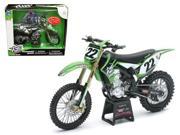 Kawasaki KX 450F Two Two Motorsports Chad Reed 22 Bike Motorcycle Model 1 12 Diecast Model by New Ray