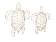 Tortuga Wire Turtle Wall Décor Set of 2