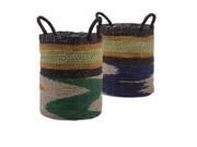 Zephon Seagrass Baskets Set of 2