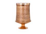 Lydia Copper Glass Pedestal Large