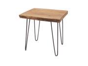 Crispin Acacia Wood Side Table