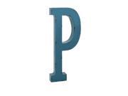 Ella Elaine Oversized Metal Letter P