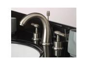 Kingston Brass KS2968ML Two Handle 8 in. to 16 in. Widespread Lavatory Faucet with Brass Pop up
