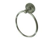 Kingston Brass BA9314SN Georgian 6 Inch Towel Ring Satin Nickel