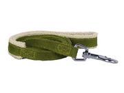 5 lil Hemp Leash w Fleece Handle Apple Green