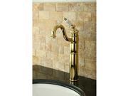 Kingston Brass KB1422PL Single Handle Vessel Sink Faucet with Optional Cover Plate