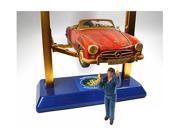 Mechanic at Work John Figure For 1 18 Scale Diecast Car Models by American Diorama