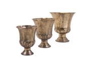 Carlisle Metal Pots Set of 3