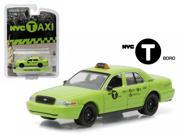 2011 Ford Crown Victoria NYC New York City Boro Taxi Hobby Exclusive 1 64 Diecast Model Car by Greenlight