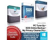 PC Tune Up Privacy Cleaner with SOS Backup Security Essentials Suite