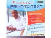 SelectGuard FileList Print To Text for Windows PC