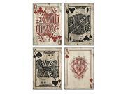 Leonato Playing Card Wall Decor Set of 4