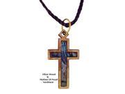 Olivewood Mother of Pearl Necklaces Latin Cross