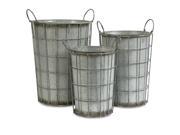 Chandler Metal Flower Vases Set of 3