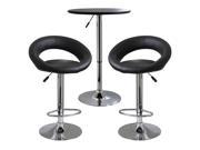 AmeriHome Classic Relaxed Bistro Set 3 Piece