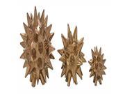Cer Abstract Star Set Of 3 4 Inches 5 Inches 7 Inches Diameter