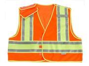 8245PSV 4XL 5XL Orange Public Safety Vest