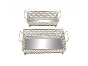 Mtl Miir Bead Tray Set Of 2 19 Inches 22 Inches Width