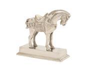 Alum Horse W Base 13 Inches Width 13 Inches Height