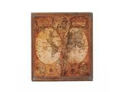 Wd World Map Decor 41 Inches Width 34 Inches Height