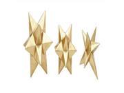 Ps Gold Star Set Of 3 8 Inches 7 Inches 7 Inches Width