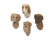 Ps Dog Wall Decor Set Of 4 5 Inches Width 7 Inches Height