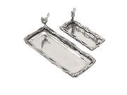 Alum Bird Tray Set Of 2 12 Inches 18 Inches Width