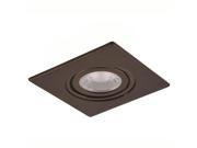 Elegant Lighting Elitco 3 Bronze 35 Degree Adjustable Spot With Bronze Square T