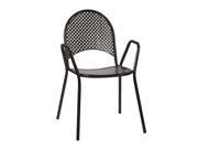 4 Pack Black Steel Stacking Chairs. Assembled.