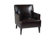 Carrington Arm Chair in Espresso by Avenue Six by Office Star