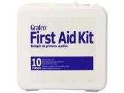 FIRST AID KIT PLTIC 10 PERSON GRAFCO