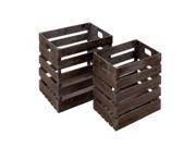Wd Wine Crate Set Of 2 17 Inches Width 10 Inches Height
