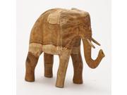 Teak Wd Elephant 12 Inches Width 8 Inches Height