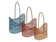 Metal Basket Set Of 3 18 Inches 16 Inches 14 Inches Width