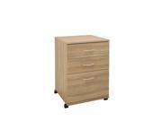 3 Drawer Mobile File Biscotti