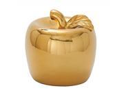 Ceramic Gold Apple 11 Inches Width 9 Inches Height